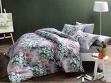 Постельное белье TAC Digital сатин семейный - Delft lilac p-60181417 фото