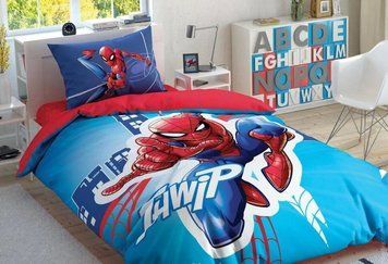 Постільна білизна TAC Disney - Spiderman Lightning City Glow p-339160 фото