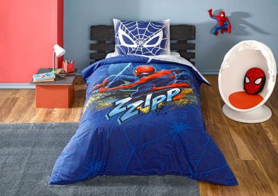Детское/подростковое постельное белье Tac Disney Spiderman Blue City p-60290560 фото