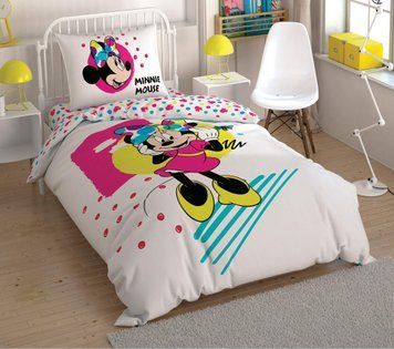 Постільна білизна TAC Disney - Minnie Colour Mayhem p-60259495 фото