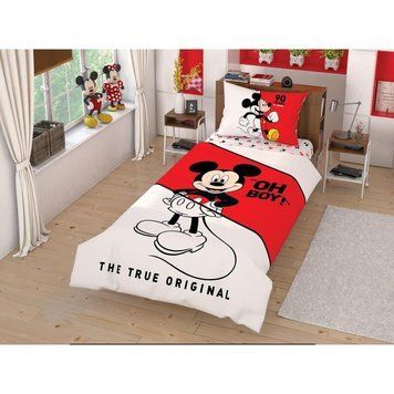 Постільна білизна TAC Disney - Mickey Mouse Cek p-60212054 фото
